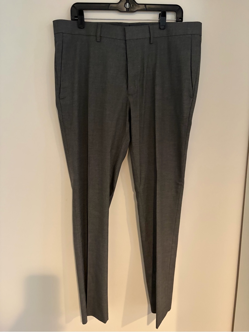 Men's Gray Dress Pants - Classic Tailored Fit 36”x32”
